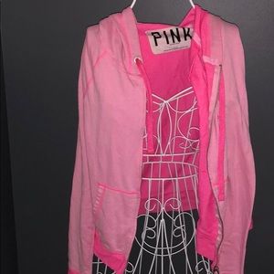 Pink  zip up